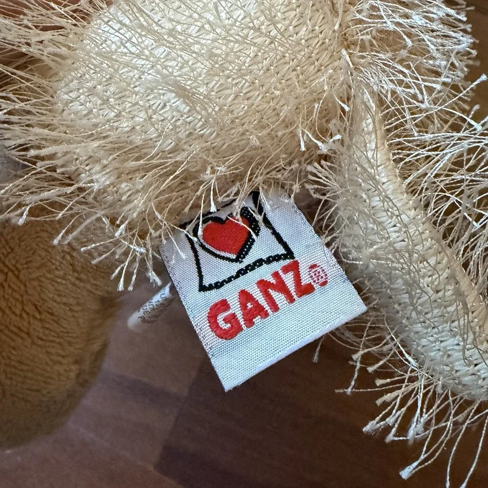 Ganz Webkinz Golden Retriever Plush Tan Dog Stuffed Animal HM010 No Code Vintage